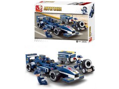 Конструктор «Формула 1. Мини гонщик» 196 дет. в кор. M38-B0351