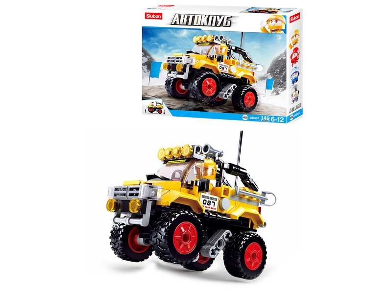 Конструктор «Автоклуб. Внедорожник-1» 149 дет. M38-B0663A