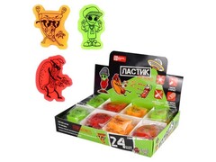 Ластик фигурный ассорти (ПВХ) 24шт/уп
