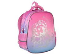 Ранец школьный «ВОЛШЕБНЫЙ ПОНИ» 27,5*37,5*14,5 см (полиэстер, ЭВА панель, 1 отделение на молнии, формоустойчивая спинка)