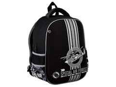 Ранец школьный «ВЕРТОЛЕТ» 27,5*37,5*14,5 см (полиэстер, ЭВА панель, 1 отделение на молнии, формоустойчивая спинка)