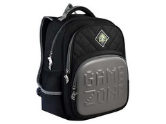 Рюкзак школьный «ГЕЙМ ЗОНА» 31*38.5*13 см (полиэстер, 1 отделение на молнии, формоустойчивая спинка)