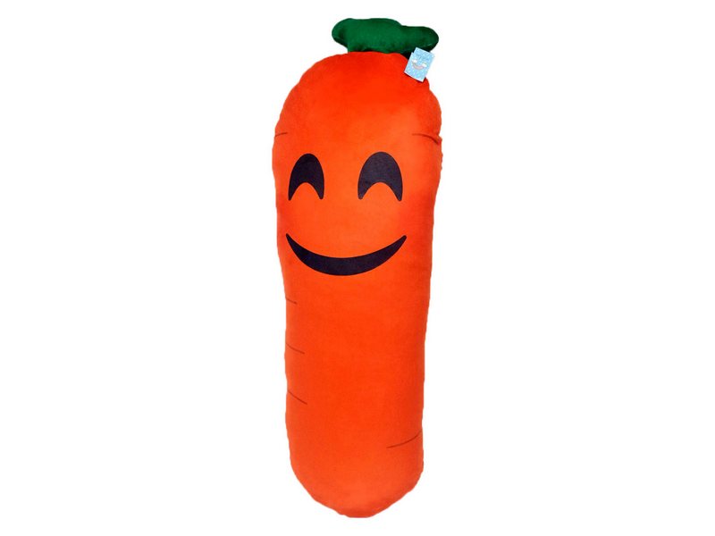 Подушка-игрушка Морковка улыбка 80см CAR-005