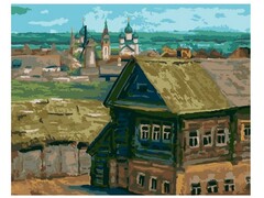 Холст с красками 40х50 см по номерам. ЯРОСЛАВЛЬ. СЛОБОДА КОРОВНИКИ