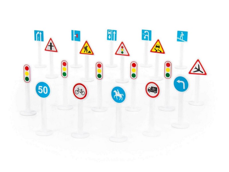 Набор дорожных знаков №2 20 эл. в пакете