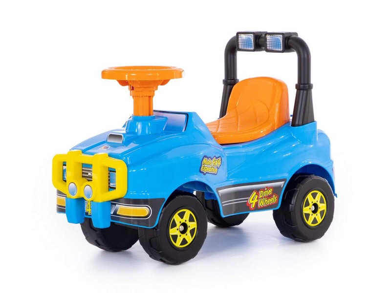 Автомобиль Джип-каталка №3 голубой