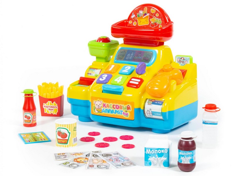 Кассовый аппарат для супермаркета в коробке