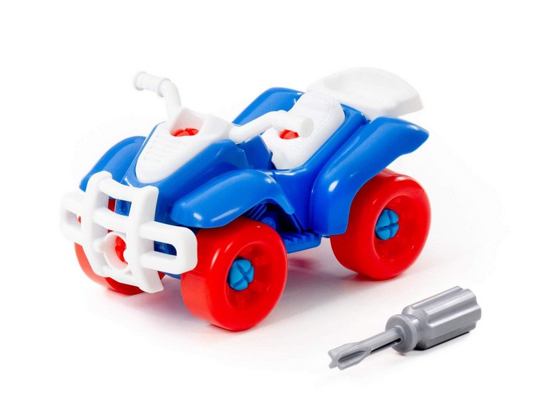 Конструктор-транспорт "Квадроцикл" 24 эл. в пакете