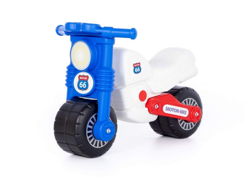 Мотоцикл "Моторбайк" бело-синий