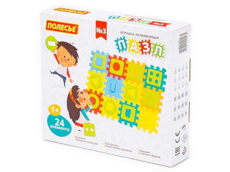 Купить оптом Игра "Пазл" №3 24 эл. в коробке в Луганске