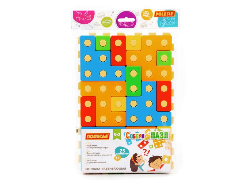 Купить оптом Игра "Собери пазл" №2 25 эл. в пакете в Луганске