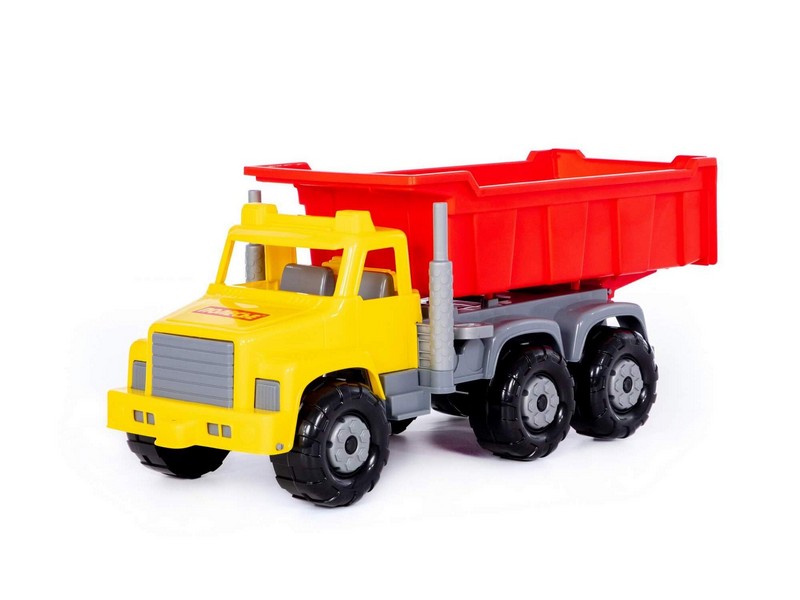 Автомобиль-самосвал "Супергигант" жёлто-красный