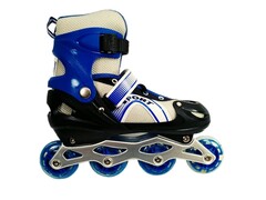 Ролики 39-42 р. (металл. рама, свет. колеса) в сумке 612L