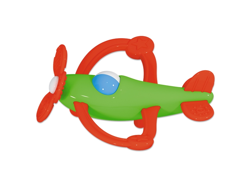 Погремушка-прорезыватель "Самолетик"