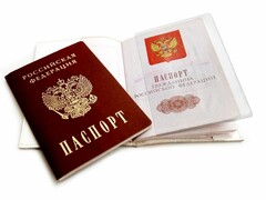 62597 [1361/60]Набор обложка-чехол для листов паспорта ПВХ 110 мкм 87-128 мм "апельсиновая корка" 60 шт