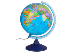Глобус политический и карта созвездий 25 см на подставке с подсветкой