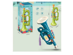 Труба на бат. (свет, звук) 40*15*12 см в кор. CY-7081B