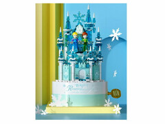 62947 [9055]Конструктор «ICE CASTLE» заводной, с музыкой 403 дет. в кор. 9055