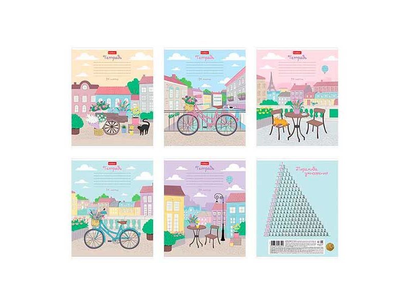 Купить оптом Тетрадь 24 л КЛЕТКА «ПРОГУЛКА» (мелов. картон, офсет) в Луганске