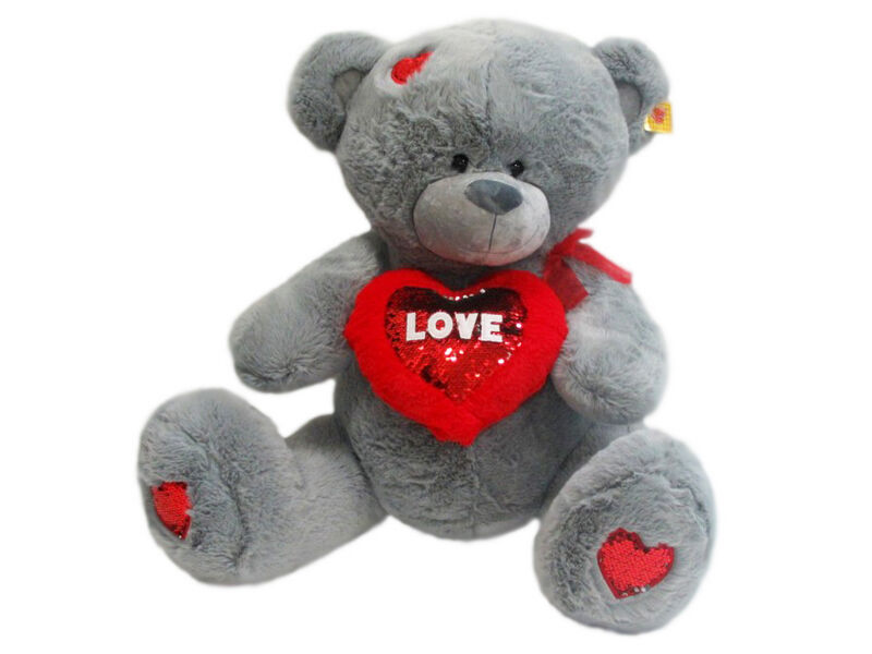 Купить оптом Медведь Сердце 9-2071-60 в Луганске