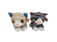 Кошка лежит перламутр. ошейник 5-3310-23