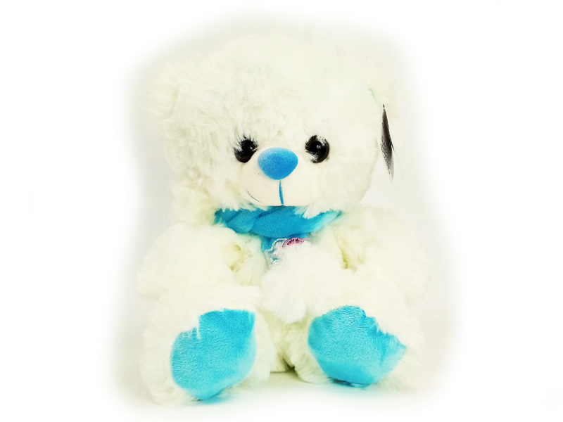 Купить оптом Медведь шарф бубон 2392/22C в Луганске