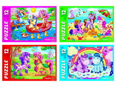 ПАЗЛЫ 12 элементов. КОРОЛЕВСТВО ПОНИ № 3 кратно 32