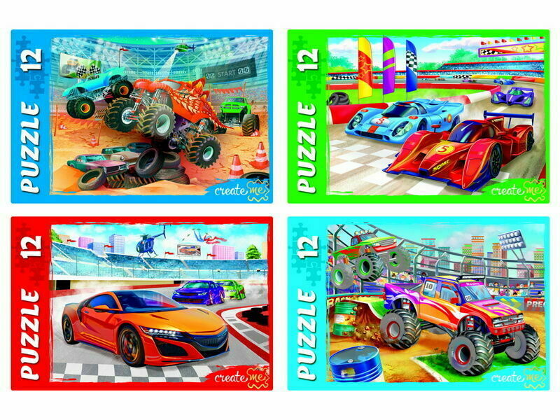 ПАЗЛЫ 12 элементов. КРУТОЙ ВИРАЖ № 9 кратно 32