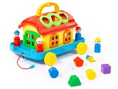 Сказочный домик на колёсиках в сеточке