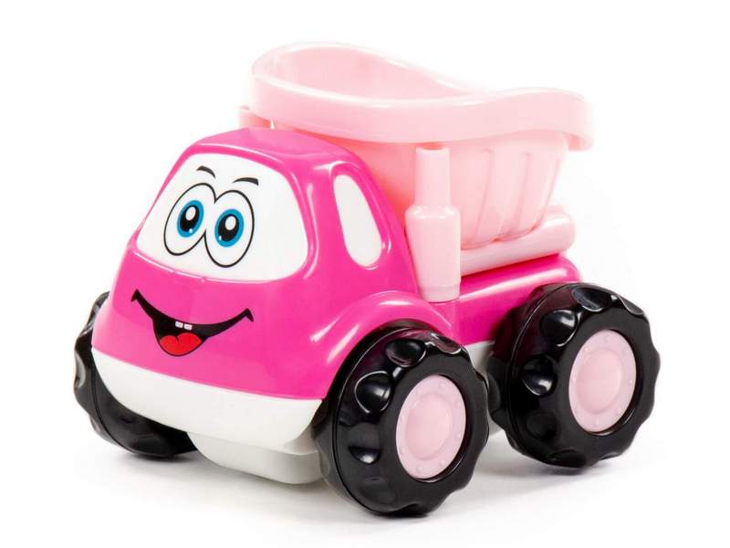 Автомобиль-самосвал инерц. "Патрик" розовый в пакете