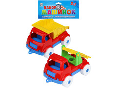 Набор машинок №1 САМОСВАЛ+ПОЖАРНАЯ в пак. И-5677