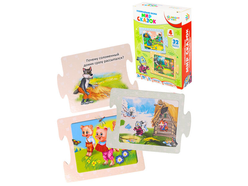 Купить оптом Развивающая игра-пазл «МИР СКАЗОК» ИН-1685 в Луганске