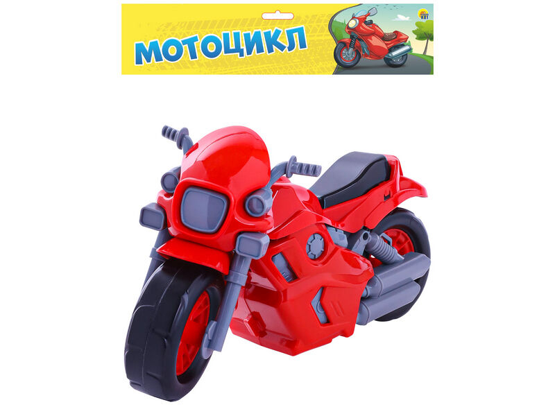 Мотоцикл «СПОРТ» красный И-3407