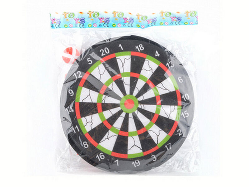 Дартс 28 см на липучках "ПРЯМО В ЯБЛОЧКО" в пак. 1919066