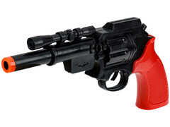 Револьвер-трещетка 22 см с прицелом в пак. 1945760