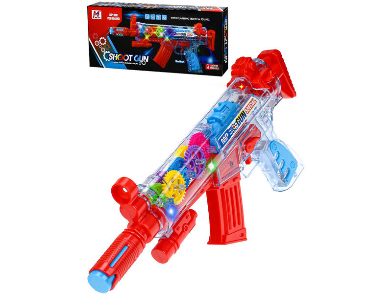 Купить оптом Автомат на бат. (свет, звук) 34*4*14,5 см в кор. 2217006 в Луганске