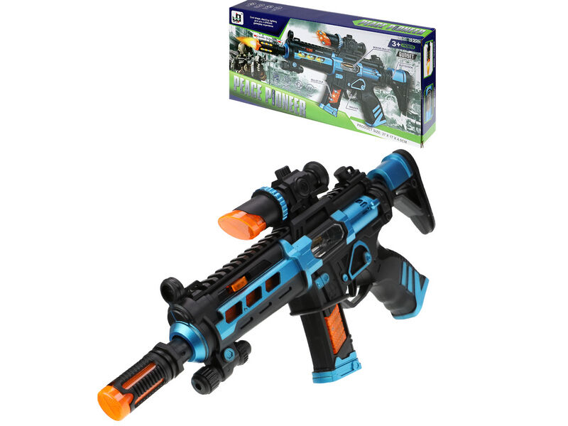 Купить оптом Автомат на бат. (свет, звук, вибрация) 36*17*5 см в кор. 2285474 в Луганске