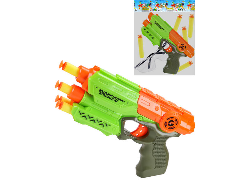 Купить оптом Бластер 20 см с мягкими пулями в пак. 2206032 в Луганске