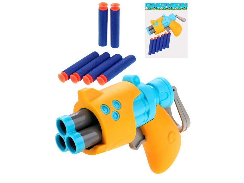 Пистолет 13 см с мягкими пулями в пак. 2093150