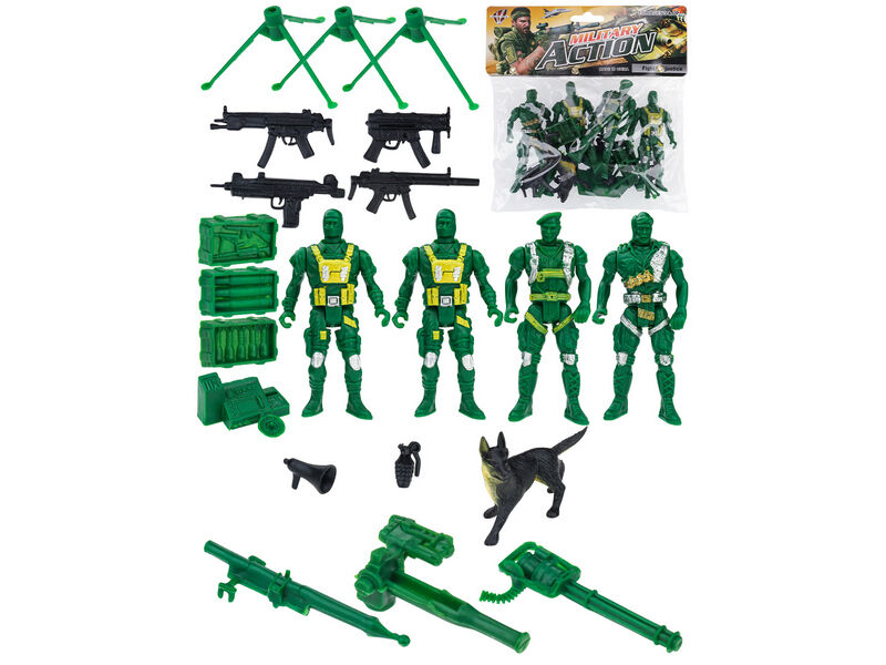 Набор солдатиков 4 шт 18*16 см в пак. 2034000