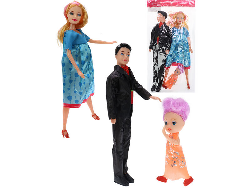 Набор из 3х кукол «СЕМЬЯ» в пак. 2061512