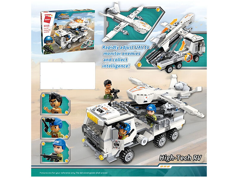 Купить оптом Конструктор «ЗАПУСК БЕСПИЛОТНИКА» 474 дет. 1986852/3215 в Луганске