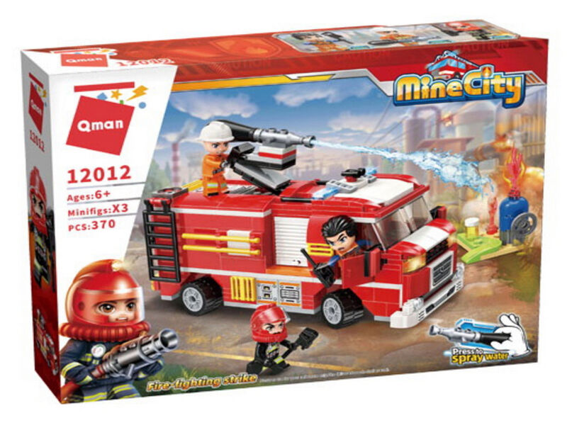 Конструктор «ПОЖАРНЫЕ» 370 дет. 2031738/12012