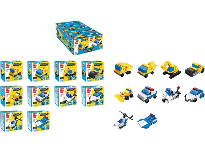 Купить оптом Конструктор «СПЕЦТЕХНИКА» 30-37 дет. 2105Q в Луганске