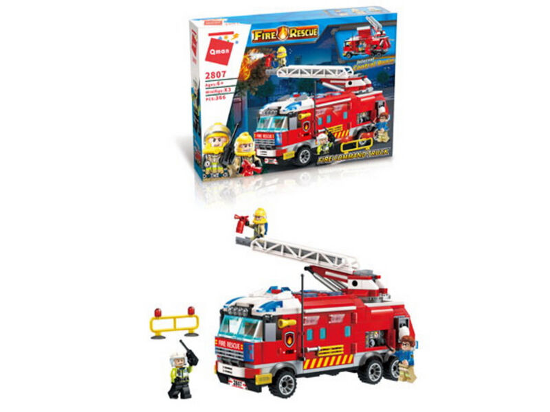 Конструктор «ПОЖАРНЫЕ» 366 дет. 1754064/2807