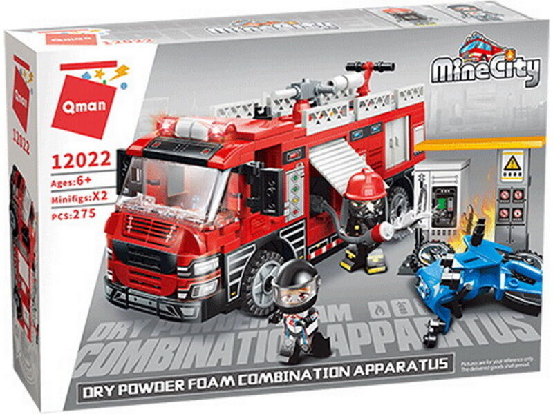 Конструктор "ПОЖАРНАЯ МАШИНА" 275 дет. 12022Q