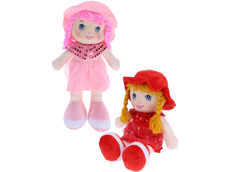 Кукла мягкая 35 см в пак. ИК-1868