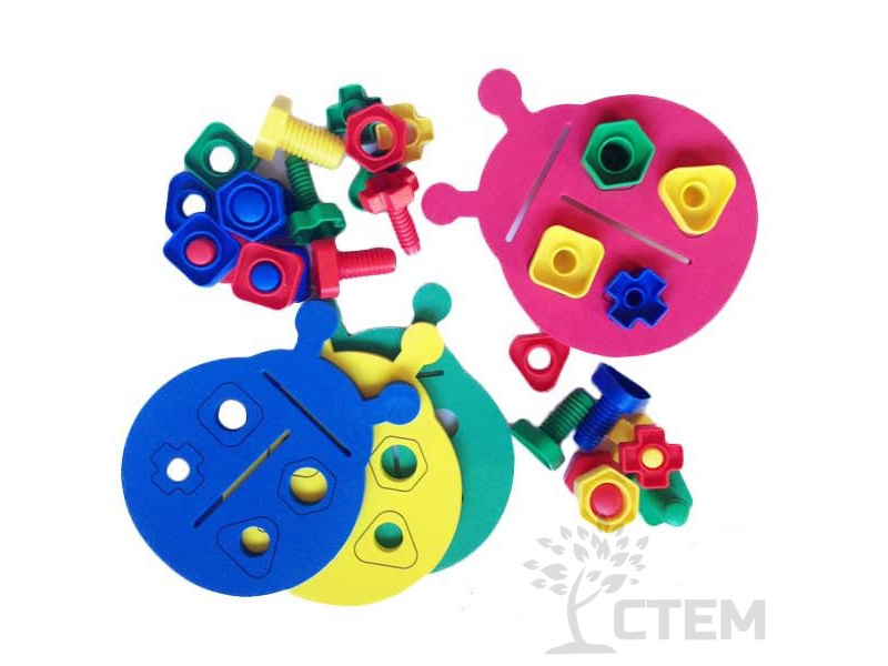 Купить оптом Набор «Гайки и болтики» с блоками в Луганске