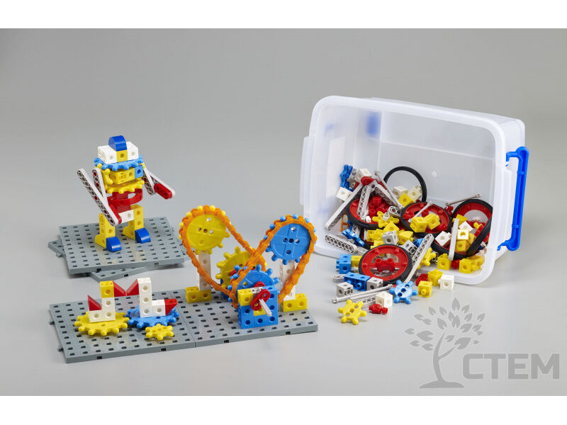 Купить оптом Занимательные шестеренки и 2-х см. соединяющиеся кубики 326 дет. в Луганске