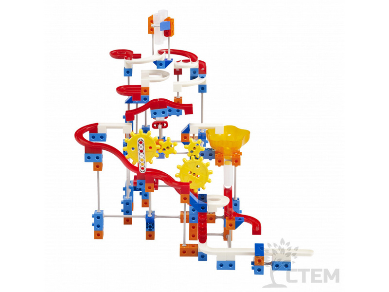 Купить оптом Конструктор «Лабиринт с шариками Marble Run» с 2-х см. соединяющимися кубиками 102 дет. в Луганске